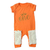 Maxbell Infant Kid Mop Crawl Romper Jumpsuit Short Sleeve Cotton Newborn Babies 73cm B