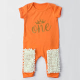 Maxbell Infant Kid Mop Crawl Romper Jumpsuit Short Sleeve Cotton Newborn Babies 73cm B