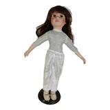 Maxbell Vintage Style Elegant Porcelain Doll Collectible Beautiful Figurines 40cm C