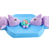 Maxbell Children's Fun Two-person Shark Scramble for Peas Board Game