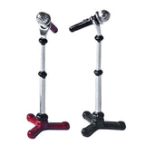 Maxbell 1/12 Dollhouse Mini Plastix Microphone with Stand Models Toy Decoration