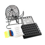 Maxbell Bingo Game Rotary Cage Board Family Game for Fun Toy Kit 75Pieces Balls