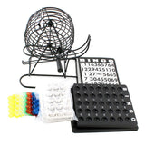 Maxbell Bingo Game Rotary Cage Board Family Game for Fun Toy Kit 75Pieces Balls