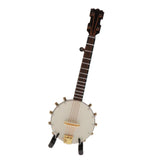 Maxbell 1/6 Dollhouse Miniature Banjo Bassoon for Music Room Furniture Decor