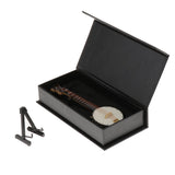 Maxbell 1/6 Dollhouse Miniature Banjo Bassoon for Music Room Furniture Decor