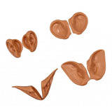 Maxbell 4 Pair Resin Doll Ears Paste Set for 12inch Blythe Doll C