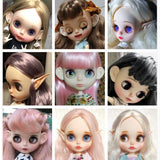 Maxbell 4 Pair Resin Doll Ears Paste Set for 12inch Blythe Doll C