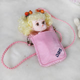 Maxbell Lovely Doll Mini Bag for OB11 1/12 BJD Dolls DIY Accessory  Pink