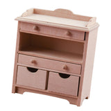 Maxbell 1/12 Dollhouse Miniature Furniture Living Room Storage Cabinet Set