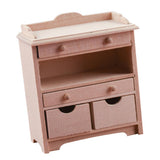 Maxbell 1/12 Dollhouse Miniature Furniture Living Room Storage Cabinet Set