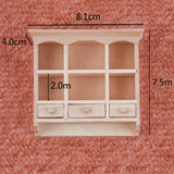 Maxbell 1:12 Scale Dolls House Miniature Wall Cabinet Kitchen  Furniture Decor