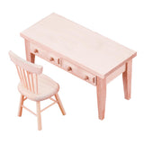 Maxbell 1: 12 Doll House Mini Table And Chair Set Furniture Room Scenes Ornaments