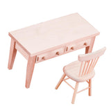 Maxbell 1: 12 Doll House Mini Table And Chair Set Furniture Room Scenes Ornaments