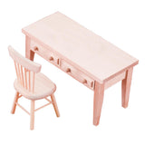 Maxbell 1: 12 Doll House Mini Table And Chair Set Furniture Room Scenes Ornaments