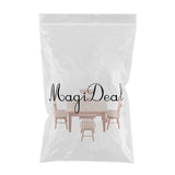 Maxbell 1: 12 Doll House Mini Table And Chair Set Furniture Life Scene Ornaments