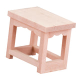 Maxbell 1:12 Scale Wooden Stool Dollhouse Miniatures Furniture Shelf Rack Wood