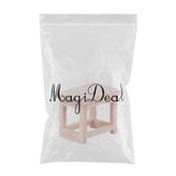 Maxbell 1:12 Scale Wooden Stool Dollhouse Miniatures Furniture Shelf Rack Wood