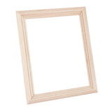 Maxbell 1:12 Solid Wood Picture Photo Frame Rectangular Dollhouse Miniatures Decor