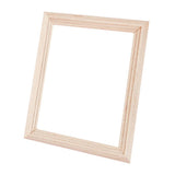 Maxbell 1:12 Solid Wood Picture Photo Frame Rectangular Dollhouse Miniatures Decor