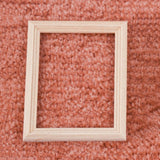 Maxbell 1:12 Solid Wood Picture Photo Frame Rectangular Dollhouse Miniatures Decor