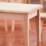 Maxbell 1:12 Mini Wooden Desk Dollhouse Miniatures Furniture Model Accessories