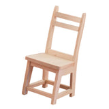 Maxbell 1:12 Wooden Mini Table Chair Dollhouse Miniatures Furniture Decor Accs