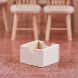 Maxbell 1/12 Scale Storage Box Dollhouse Miniatures Furniture Basket Model Decor