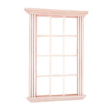 Maxbell 1:12 Raw Wood Window Frame Dollhouse Miniatures DIY Decoration Accessories