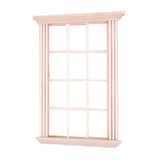Maxbell 1:12 Raw Wood Window Frame Dollhouse Miniatures DIY Decoration Accessories