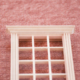 Maxbell 1:12 Raw Wood Window Frame Dollhouse Miniatures DIY Decoration Accessories