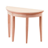 Maxbell 1/12 Scale Semicircle Table Dollhouse Miniatures Furniture Model Decoration
