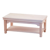 Maxbell 1/12 Scale Wooden Tea Table Dollhouse Miniatures Furniture Model Living Room