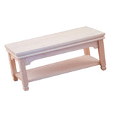 Maxbell 1/12 Scale Wooden Tea Table Dollhouse Miniatures Furniture Model Living Room