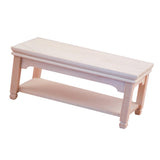 Maxbell 1/12 Scale Wooden Tea Table Dollhouse Miniatures Furniture Model Living Room