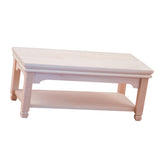 Maxbell 1/12 Scale Wooden Tea Table Dollhouse Miniatures Furniture Model Living Room