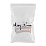 Maxbell 1/12 Scale Wooden Tea Table Dollhouse Miniatures Furniture Model Living Room