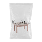Maxbell 1:12 Scale Mini Solid Tea Table Dollhouse Miniatures Furniture Model Accs