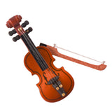 Maxbell 1:12 6.5cm Violin Musical Instrument Dollhouse Miniatures Decor with Bow