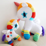 Maxbell Rainbow Unicorn Plush Soft Stuffed Toys for Kids Girls Birthday Gifts Large