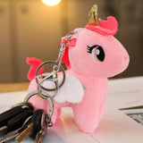 Maxbell Cute Rainbow Unicorn Plush Figurine Soft Toys for Kids Gifts Pink 20cm