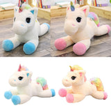 Maxbell Cute Rainbow Unicorn Plush Soft Toys for Kids Girl Birthday Gifts Blue