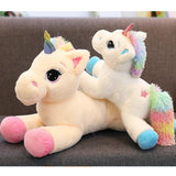 Maxbell Cute Rainbow Unicorn Plush Soft Toys for Kids Girl Birthday Gifts Blue