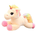 Maxbell Cute Rainbow Unicorn Plush Soft Toys for Kids Girl Birthday Gifts Pink