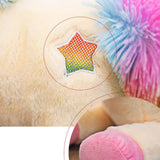 Maxbell Cute Rainbow Unicorn Plush Soft Toys for Kids Girl Birthday Gifts Pink