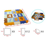 Maxbell EVA Safe Baby Crawling Mat Floor Carpet Interative Game Toys Number