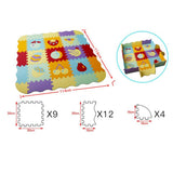 Maxbell EVA Safe Baby Crawling Mat Floor Carpet Interative Game Toys Fruit