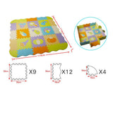 Maxbell EVA Safe Baby Crawling Mat Floor Carpet Interative Game Toys Vegetables