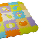 Maxbell EVA Safe Baby Crawling Mat Floor Carpet Interative Game Toys Vegetables