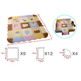 Maxbell EVA Safe Baby Crawling Mat Floor Carpet Interative Game Toys Dessert