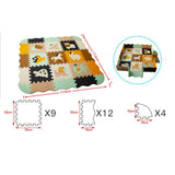 Maxbell EVA Safe Baby Crawling Mat Floor Carpet Interative Game Toys Animal 3